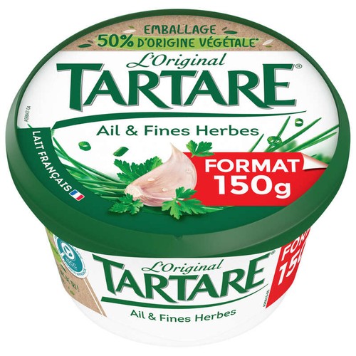 Tartare l’Original  Ail & fines Herbes Pot 150g