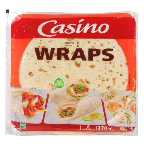 Casino Wraps x6 - 370g