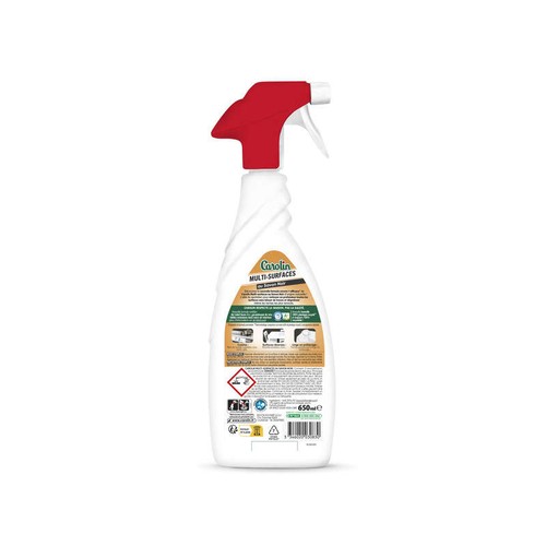 Carolin Nettoyant Muti-Surfaces Pistolet au savon noir 650ml