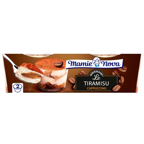 Mamie Nova Dessert Le Tiramisu Cappuccino 2x85g