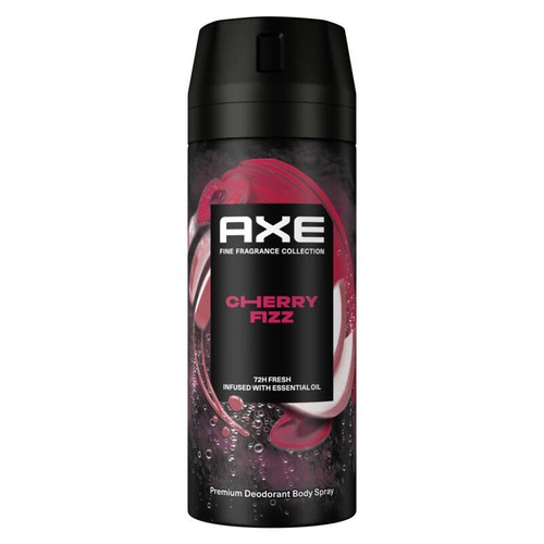 Axe Déodorant Homme Spray Cherry Fizz 72h Parfum Prestige 150ml