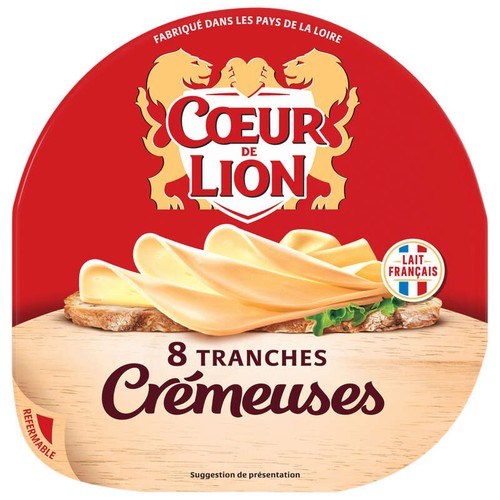 Cœur de Lion Tranches crémeuses x8 150g