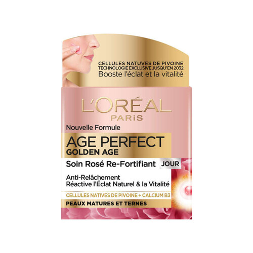 L'Oréal Paris Age Perfect Crème Visage Anti-Age Jour Rose Re-Fortifiant 50ml