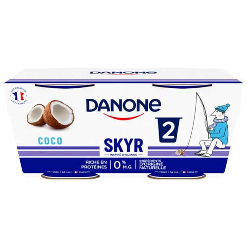 Danone Skyr Coco 0% MG Coco 2*140g