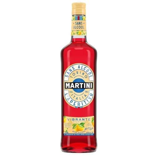Martini Apéritif sans alcool l'aperitivo Vibrante 75cl