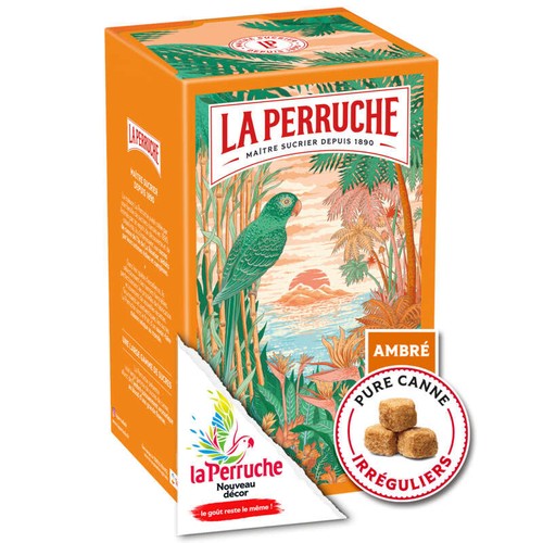 La Perruche Sucre De Canne En Morceaux La Boîte De 750g