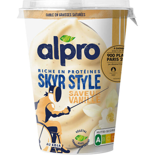 Alpro skyr style saveur vanille 400g