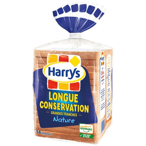Harrys Pain de Mie Longue Conservation Nature 550g