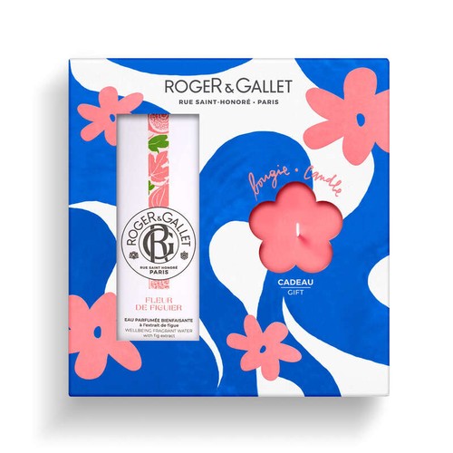 Roger & Gallet Bougie Parfumée et Eau Parfumée Bienfaisante Fleur De Figuier 100ml