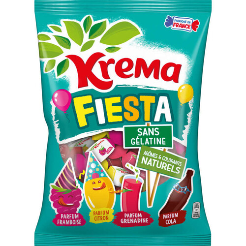 Krema Fiesta Bonbons sans gélatine édition 100 ans 580g