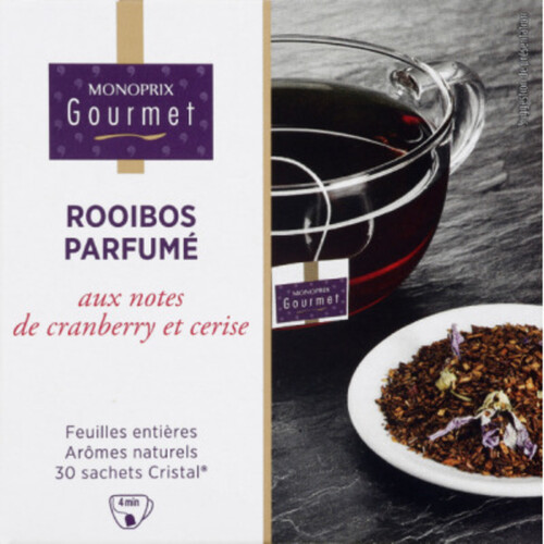 Monoprix Gourmet Rooibos Parfumé Aux Notes De Cranberry Et Cerise 60G