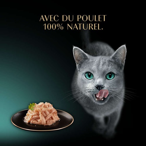 Sheba Filets Les Effilés de Poulet pour chat adulte 60g