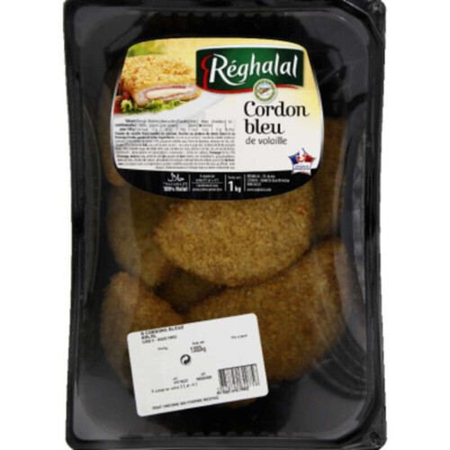 Reghalal Cordon Bleu De Dinde Halal 1 kg