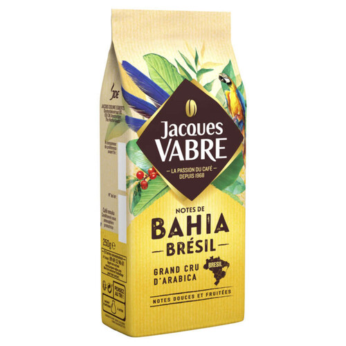 Jacques Vabre Café moulu Bahia Brésil 250g