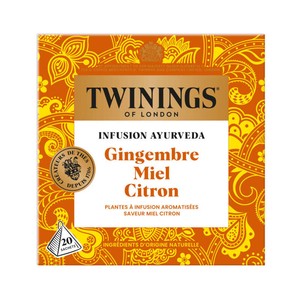 Twinings Infusion Ayurveda Gingembre 20 Sachets