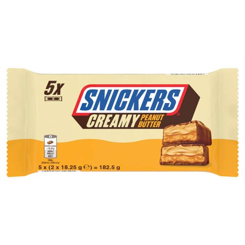 Snickers Creamy Peanut Butter 5x36.5g