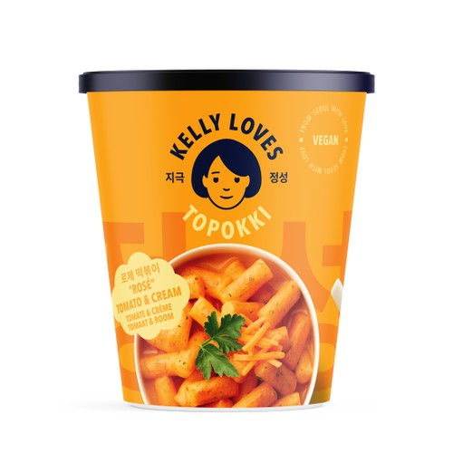 kelly Loves Topokki Rosé Tomate & Crème  121g