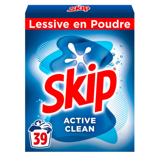 Skip Active Clean Lessive En Poudre 39D