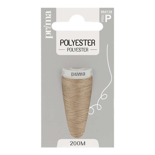 La Brosse et Dupont Fil Polyester Marron Clair 200m