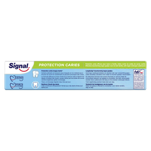 Signal Dentifrice Protection Caries calcium  fluor actifs 75ml