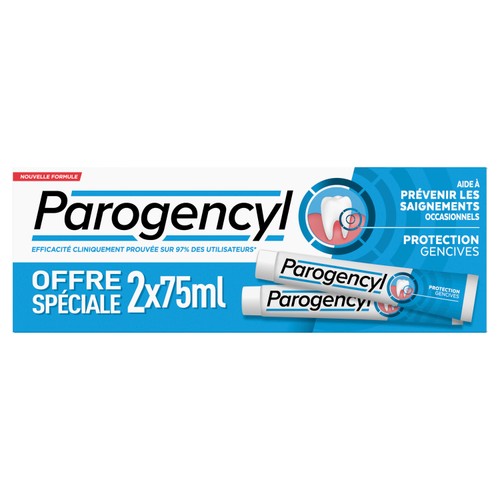 Parogencyl Dentifrice Prévention Gencives 2x75ml