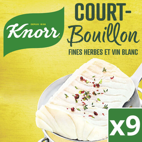 Knorr Fines Herbes Court-Bouillon 9 Cubes 107g