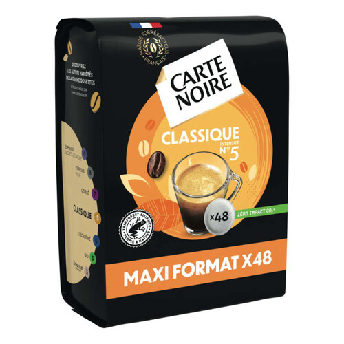 Carte Noir Café Classique, Maxi Format 48 dosettes, 336 g