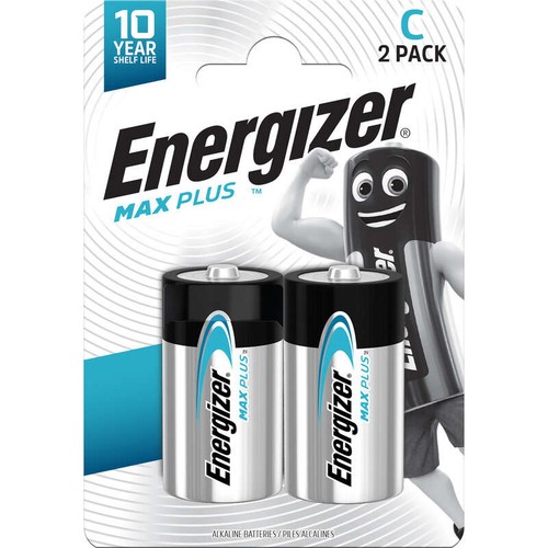 Energizer Piles LR14/C2 Max Plus x2
