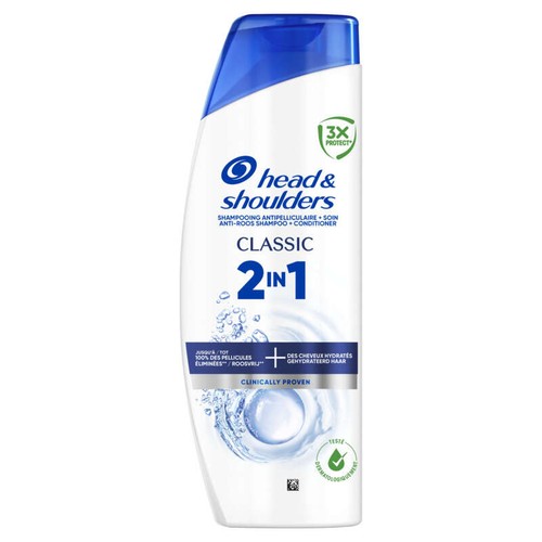 Head & Shoulders classic 2en1 Shampoing antipelliculaire 300ml