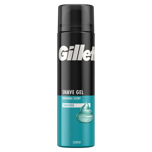 Gillette base shave gel peaux sensibles 200ml