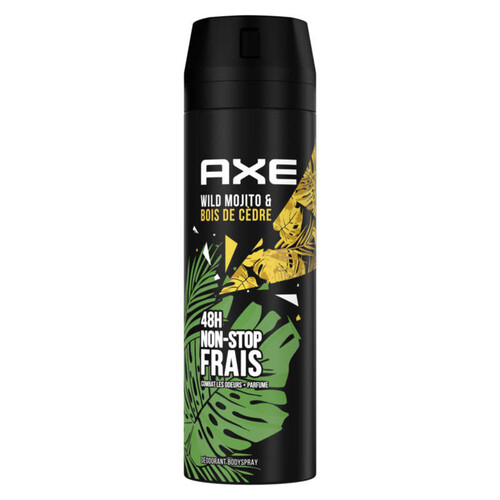 Axe Déodorant Bodyspray Wild 48h Non-Stop Frais 200ml