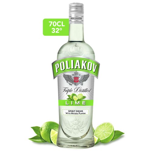Poliakov Vodka Lime 70cl