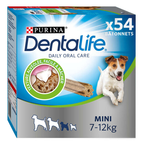 Dentalife Bâtonnets pour Chien Mini 7-12kg x54 882g