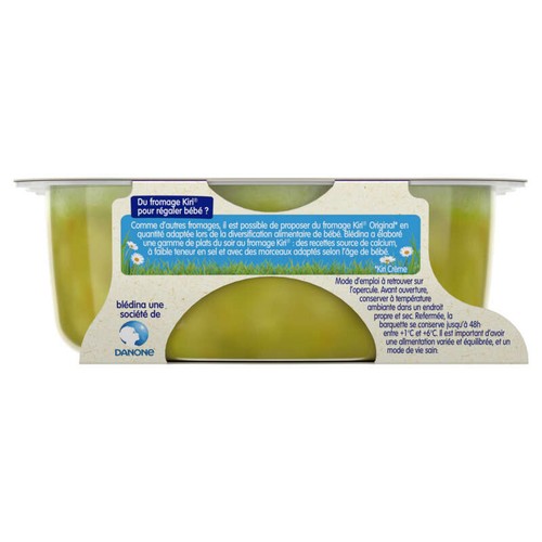 Blédichef Petites Pâtes aux Poireaux et fromage Kiri dès 15 mois 250g