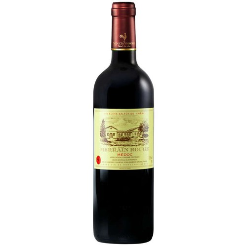 Merrain Rouge Médoc Aop, Rouge 75cl