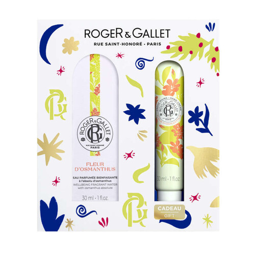 Roger & Gallet Coffret Eau Parfumée Fleur d'Osmanthus 30ml et sa crème mains 30ml