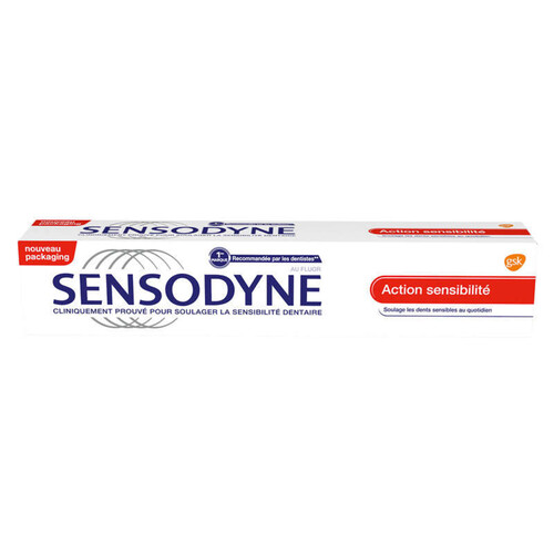 Sensodyne Dentifrice Action Sensibilite 75Ml 75Ml