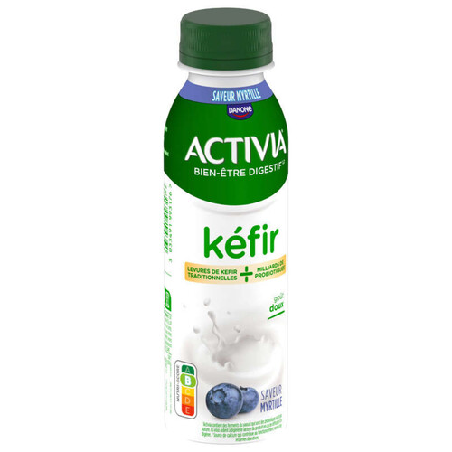 Danone Activia Kéfir à Boire saveur Myrtille 280g