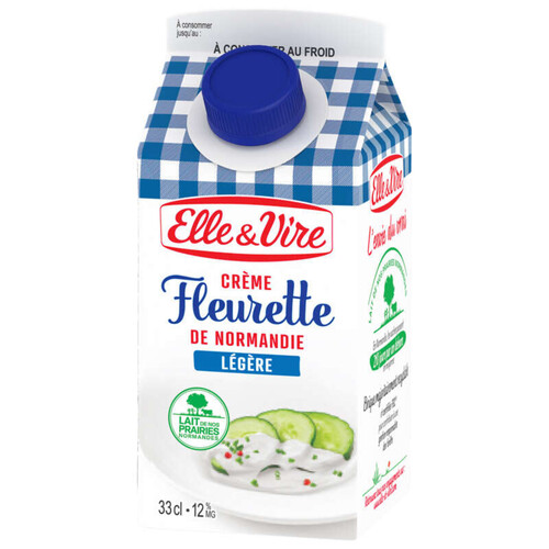 Elle&vire Crème Fleurette Légère 33cl