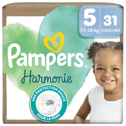 Pampers Harmonie Couches Taille 5 x31