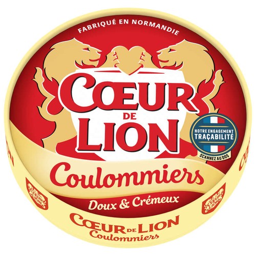 Cœur De Lion Coulommiers Doux Et Crémeux 350g