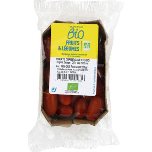 Monoprix Bio Tomate Cerise 250g