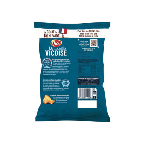 Vico Chips de Pommes de terre au Sel de Mer 120g