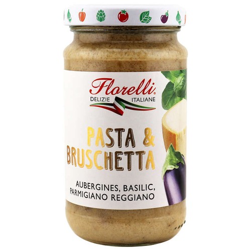 Florelli Sauce à base d'aubergines, parmesan, basilic 190g