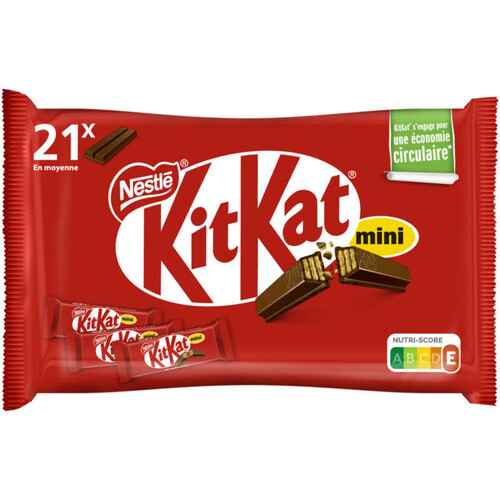 Kitkat Mini Barre Au Chocolat Au Lait, Sachet 350G