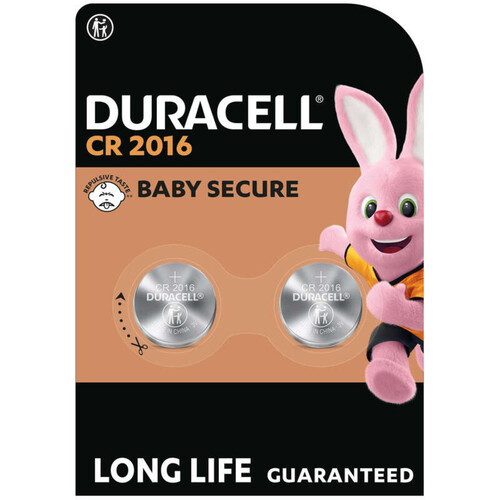 Duracell Pile Dl/Cr 2016- X2