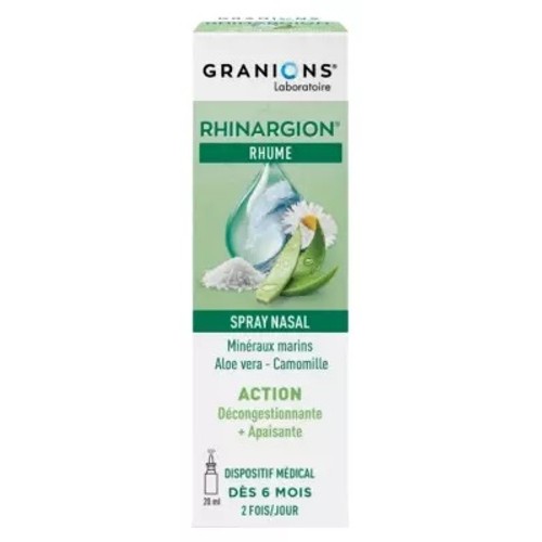 Granions Rhinargion Rhume Spray Nasal 20ml