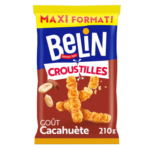 Belin Croustilles Biscuits Apéritifs Cacahuètes 210g