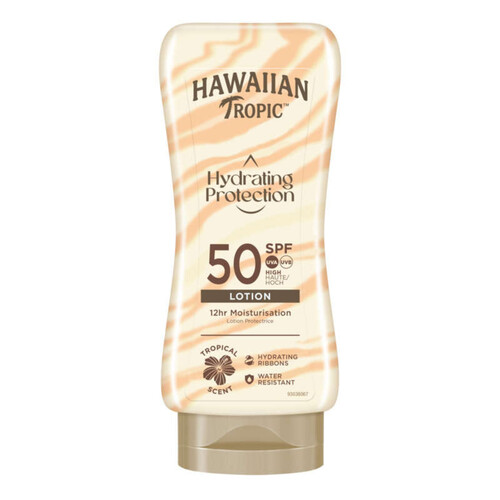 Hawaiian Tropic Crème Silk Hydration SPF50 180ml