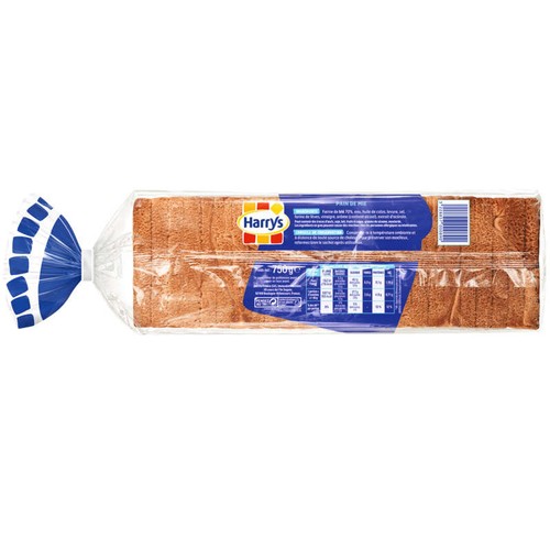 Harrys Pain de mie Extra moelleux Sans sucres ajoutés 750g